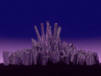 Crystals city 3d 3d animation after effects animation cinema4d creative crystal design gif illustration loop mograph motion design motiongraphics