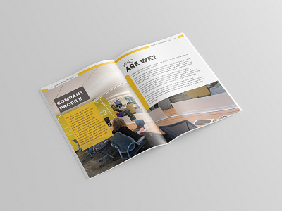 Company Profile Brochure Design advertise advertisement branding brochure brochure design brochure layout brochure mockup brochure template design illustration typography