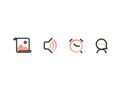 Combined Icons flat flat design icon icon set iconography illustration simple vector