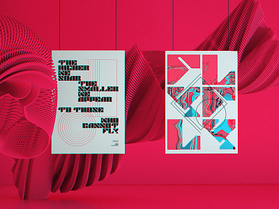 Ligeti Alphabet 3d abstract alphabet avant garde book cover c4d font graphic design poster typography