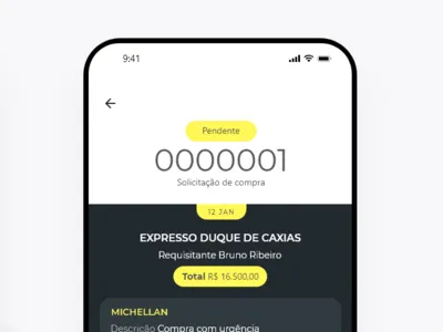Black Yellow Header Mobile black header mobile ui uidesign ux white yellow