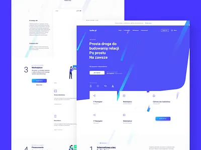 Budio (Design/Version C+) construction construction market illustration landing page landing page ui long page technology tonik ux ui