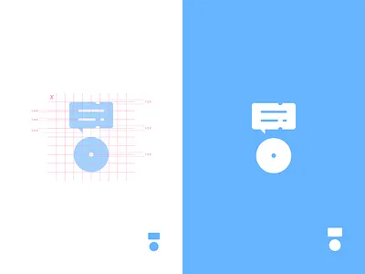 Concerto Logo Grid blue concept concert concerto flat grid grid design grid layout icon logo logocore logodesign logogrid logomark logotype monogram music palette process ticket