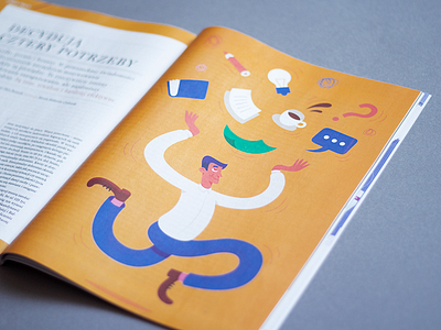 Illustration for Newsweek Psychologia character characterdesign design graphic illustration magazine print psychology