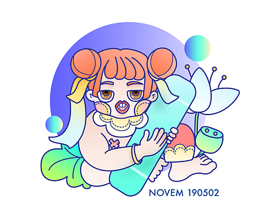 Nezha | A Skateboarding Boy illustration