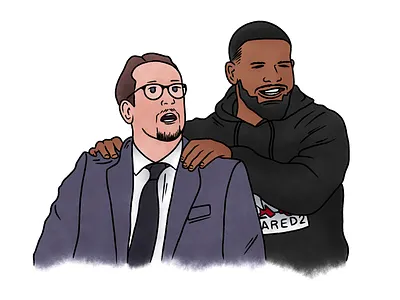 SICKO MODE drake gods plan illustration ovo procreate raptors toronto