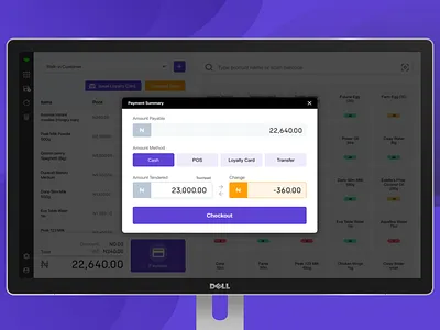 Point of sale desktop application payment window desktop e commerce ecommerce payment payment form payment method payment page point of sale pos product page ui ux