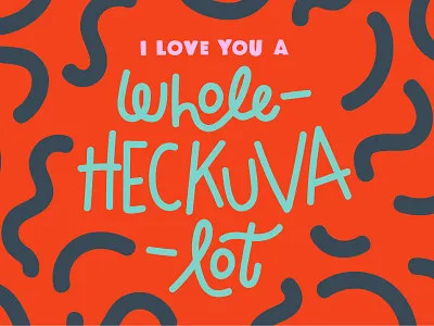 Midwestern Greeting Card 01 design handdrawn handlettering illustration vector