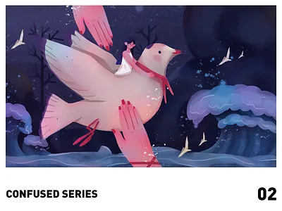 Confused series02 illustration