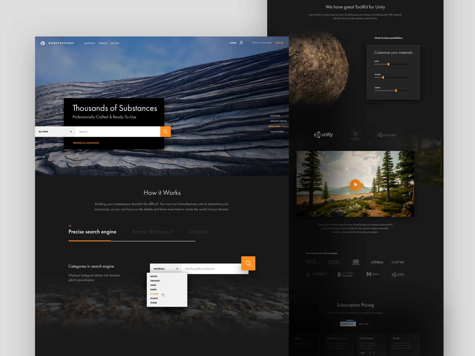 Example of Game Textures - Product Page 🎮🕹