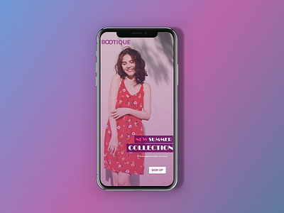 Bootique App ecommerce design mobile app design ui design ux design