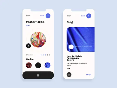 Online Shop Mobile design mobile pattern ui ux web