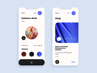 Online Shop Mobile design mobile pattern ui ux web