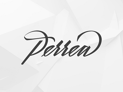 Perrea Logotype art branding brush lettering brushlettering calligraffiti calligraphy design dj logo handlettering iamrushdog lettering logo logotype perrea singer logo typo typography vector