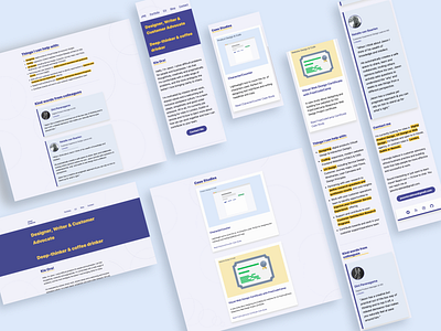 Personal Portfolio Refresh illustration portfolio responsive web design web