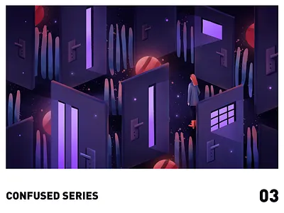 Confused series03 illustration