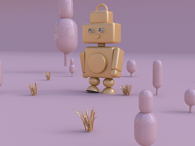 Roboshine 3d animation arnold arnoldrender cinema4d conceptual illustration octane visual design