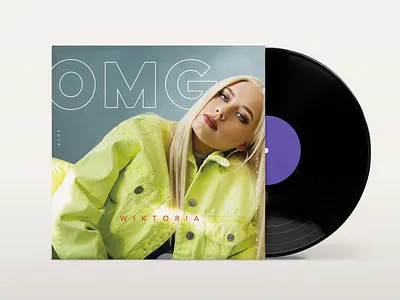 Wiktoria // OMG cover art design logo typogaphy