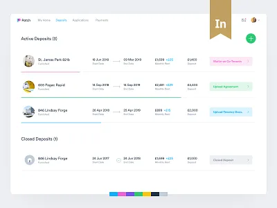 Patch - Web App - Behance Case Study app behance bradning branding case study dashboard design design system experience interface logo ui ui elements ui kit user ux web