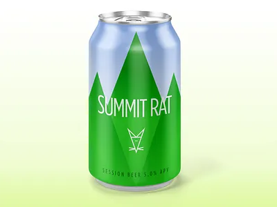 Summit Rat beer branding color design diy fun illustration self initiated