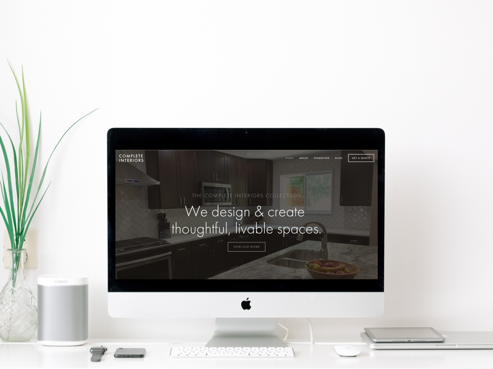Complete Interiors Website by Caleb Roche on Dribbble