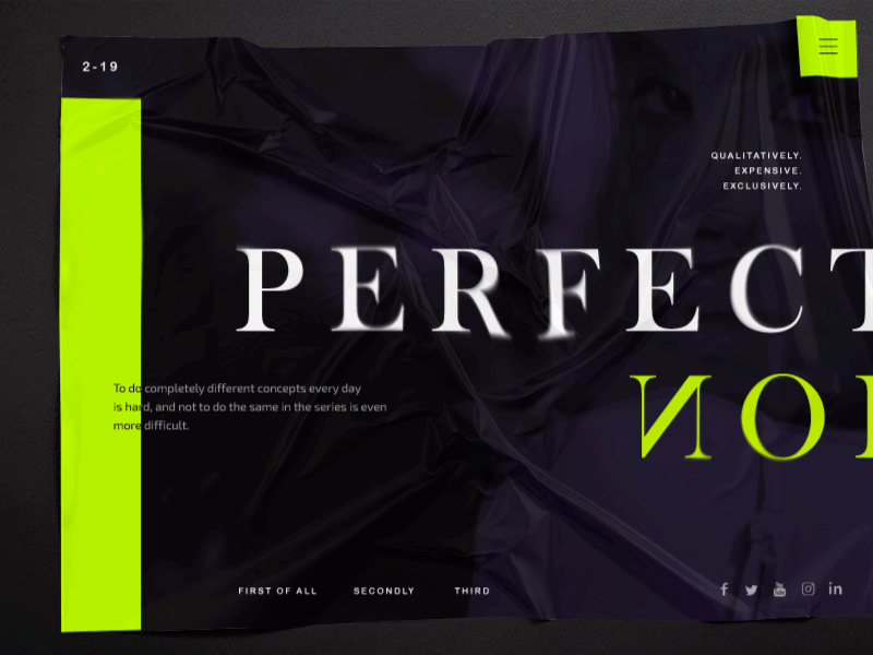 Perfection after effect animation app branding clean design flat icon illustration ios lancedaile logo minimal mobile type ui ux vector web website