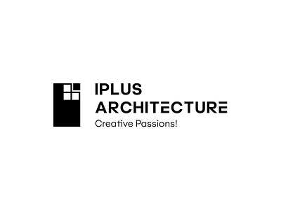 Iplus Architecture architecture branding identity letter logotype mark symbol typography