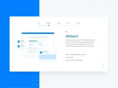 Tilt Metrics Services agency data digital marketing illustrations marketing metrics pingpong services ui