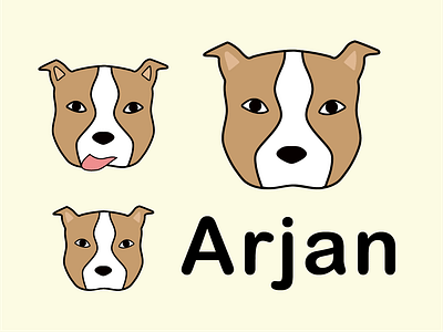 Arjan Logo Concepts dog friendly animal logo design logos microservices pitbull serverless tech
