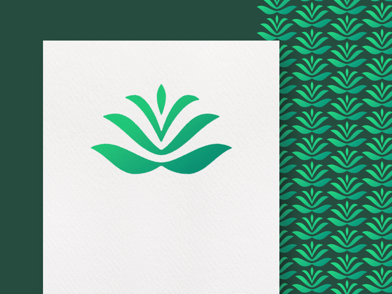 Pura Vida Yoga baseline creative calm flower icon logo logomark lotus symbol yoga