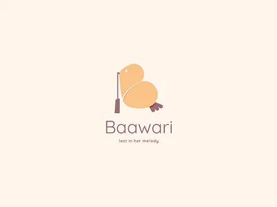 Bawaari - Logo android app bags bawaari bird logo branding design femenine girly graphic icon illustration ios logo mark pastels soft vector visual identity website