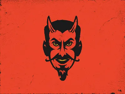 Lil Devil devil evil face horns illustration lucifer satan