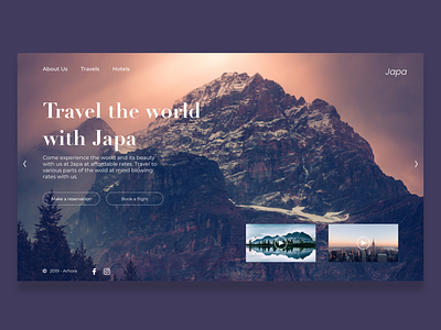 Japa branding design ui web