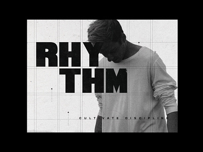 Rhythm design grid gritty minimal rhythm series art texture