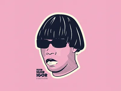 IGOR album art apparell golf wang igor portrait tyler tyler the creator vector