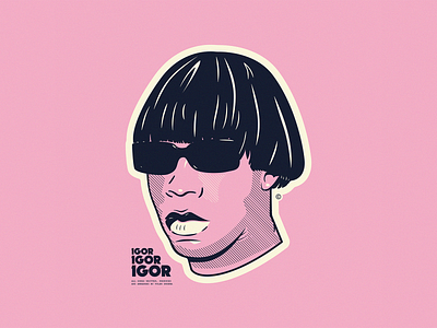 IGOR album art apparell golf wang igor portrait tyler tyler the creator vector