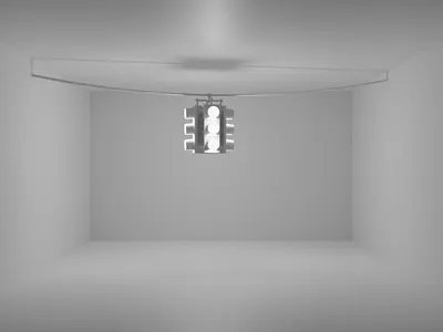 traffic light 3d rendering