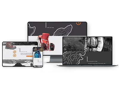 Blacks Landing Pages Concepts bags clothing coats design fashion graphic design hiking landing page monochrome outdoors shoes site ui ux uxui vector web design website website concept website design