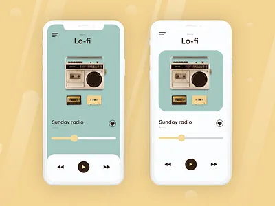 Music app app app design app ui application design lo fi mobile music music app music player player ui ui uiux