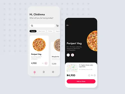 Pizza Delivery (concept) delivery food mobile pizza