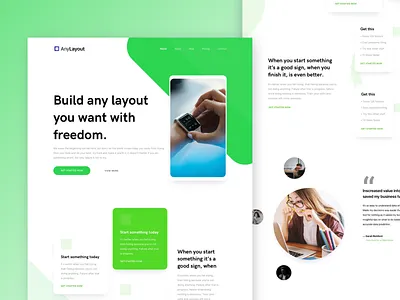 Layout Concept concept design layout sketch ui uidesign website concept