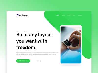 Layout Concept design layout concept sketch ui design ui designer website website concept