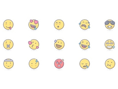 Emotion icons emoji emotion face icon icons smile smiley