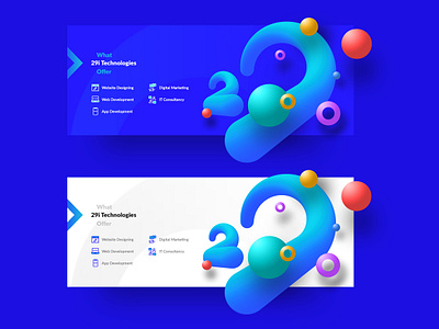 29i Technologies - Social Cover Banner 3d art blue branding bubbles color colorfull design icon illustration illustrator logo minimal vector web web development website website design