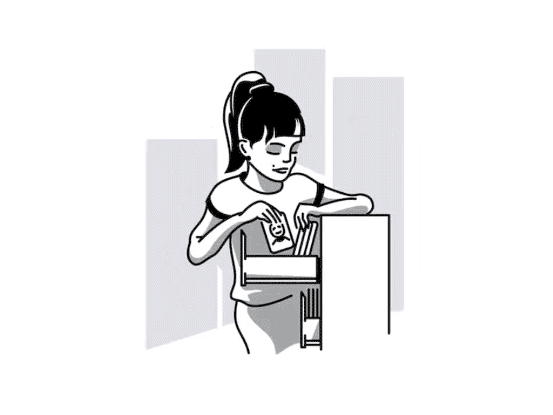 Placeholder for mobile app animation design illustration style ui vector