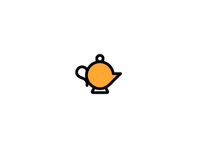 Ask Genie answer ask chat genie lamp logo magic quote say talk