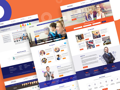WWEOE_Education Consultant Website uiix visual design webdesign website