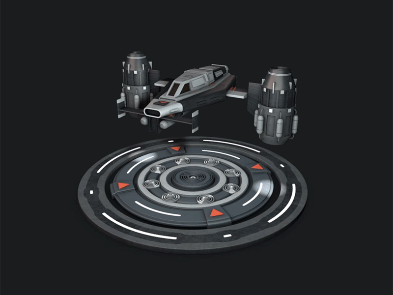 3D Modeling Practice - VTOL 3d 3d modeling aircraft c4d concept art futuristic aircraft space spaceship vertical take off and landing vtol