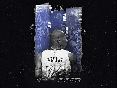Kobe Poster Concept adobe advertising art bryant concept design digital graphic kobe kobe bryant lakers nba nba poster photoshop poster sport typography