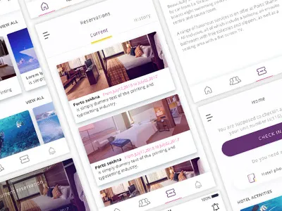 Vacation club app app design application applications porto vacation club
